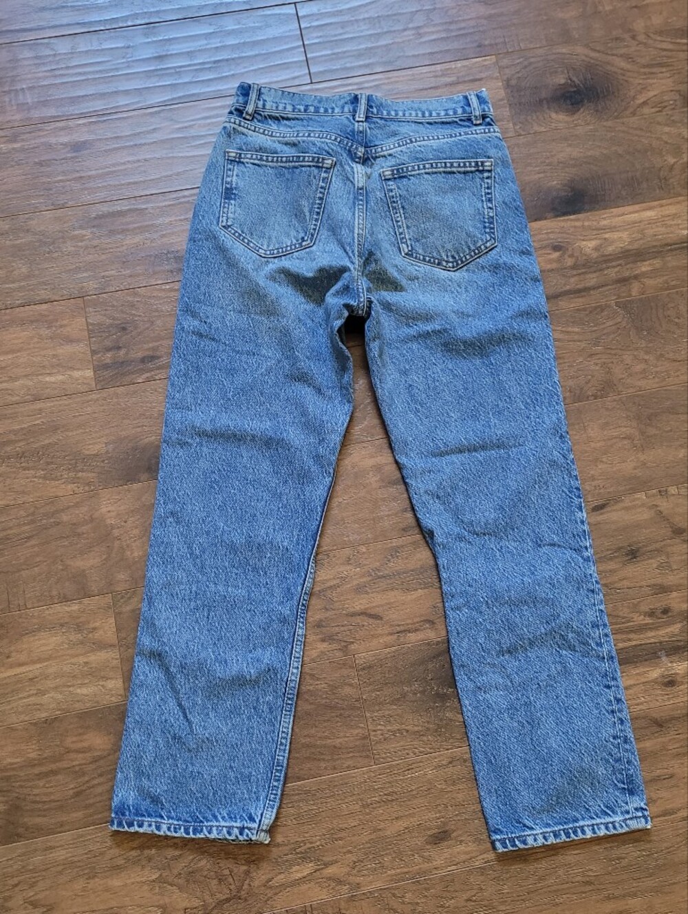 Reformation Cynthia Jeans - High Rise Straight Leg 90s Minimalist - Picture 9 of 10